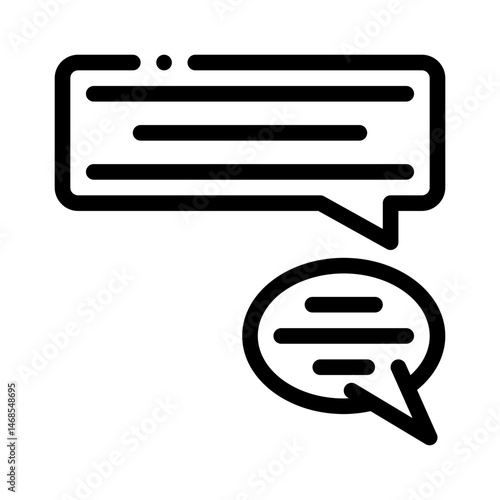 online customer feedback line icon