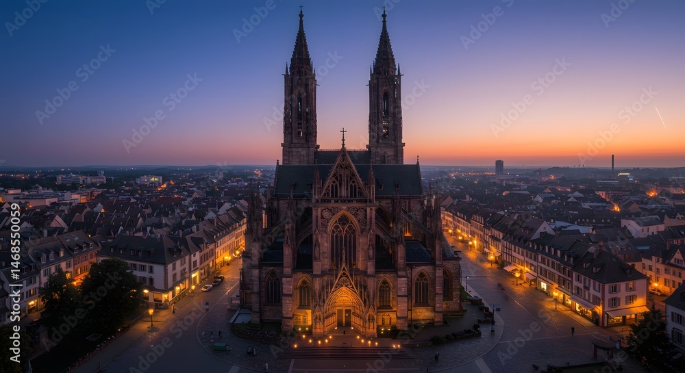 Obraz premium Cathedral at Dusk