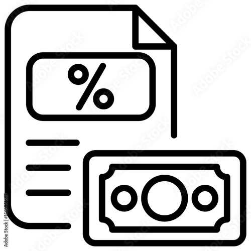 Taxation Outline Icon