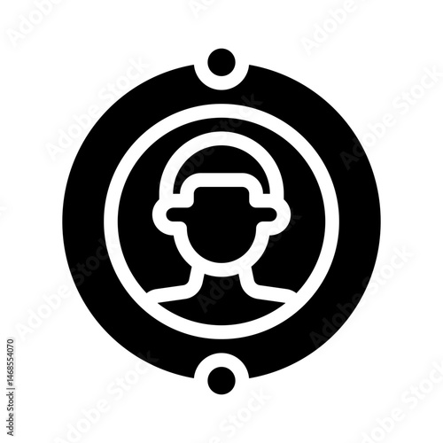 online community glyph icon