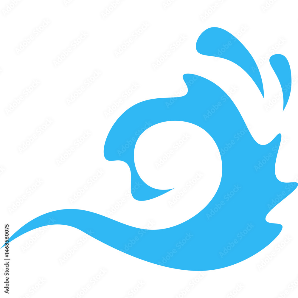 Obraz premium Simple Wave Line