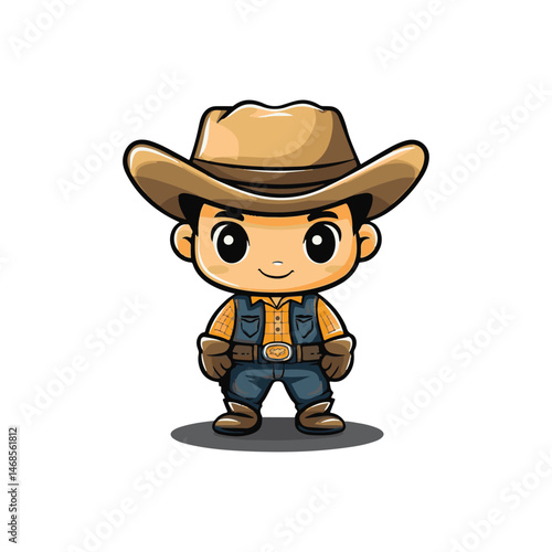 cute mascot baby devil vector design