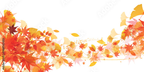 紅葉　もみじ　秋　背景	