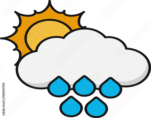 Set of Weather Icons Element