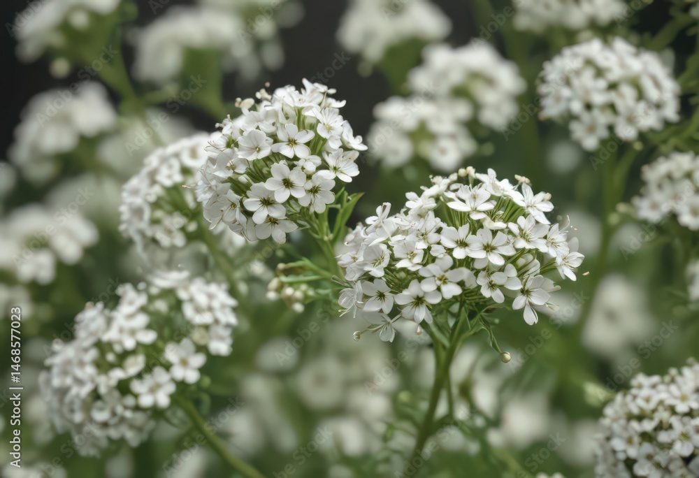 Delicate gypsophila, tiny white blooms, close-up detail , ethereal, light Delicate gypsophila, tiny white blooms, close-up detail , ethereal, light
