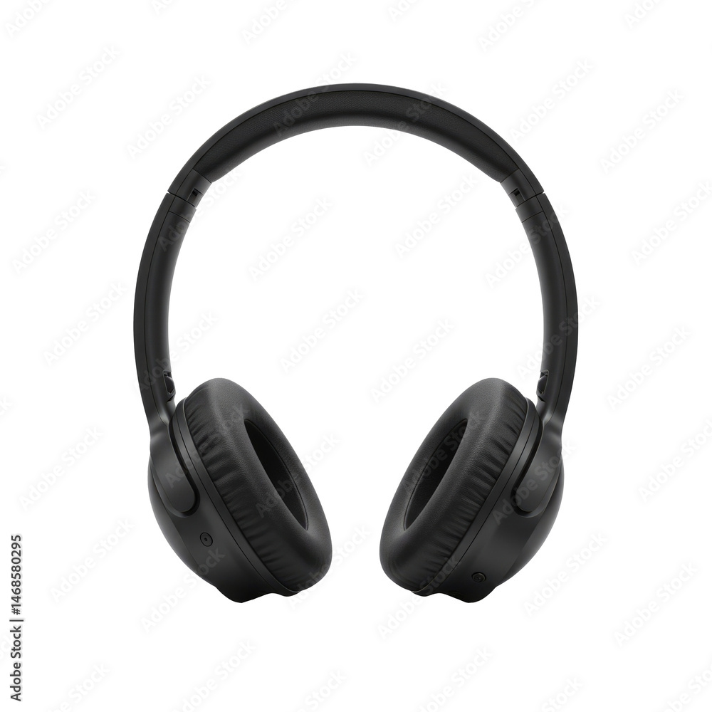Fototapeta premium over-ear wireless headphones on transparent background