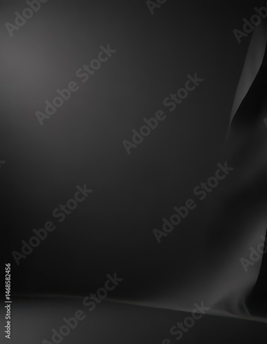 Smooth, luxurious black paper backdrop  Subtle texture , minimal, contemporary