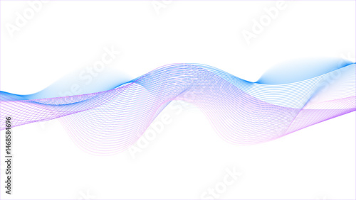 Smooth, elegant wave pattern.A flowing wave design in blue tones.