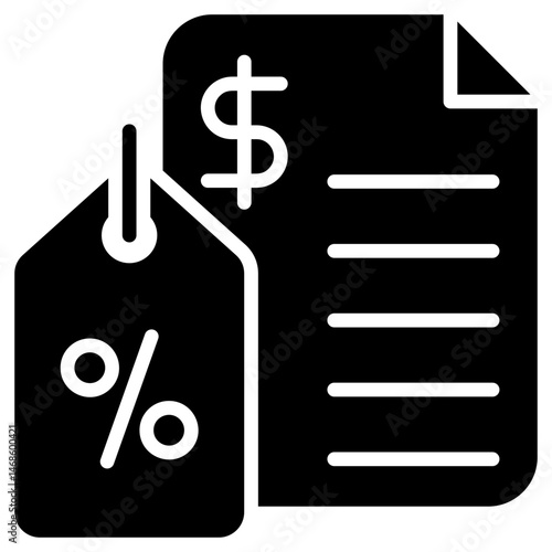 Tariff Glyph Icon