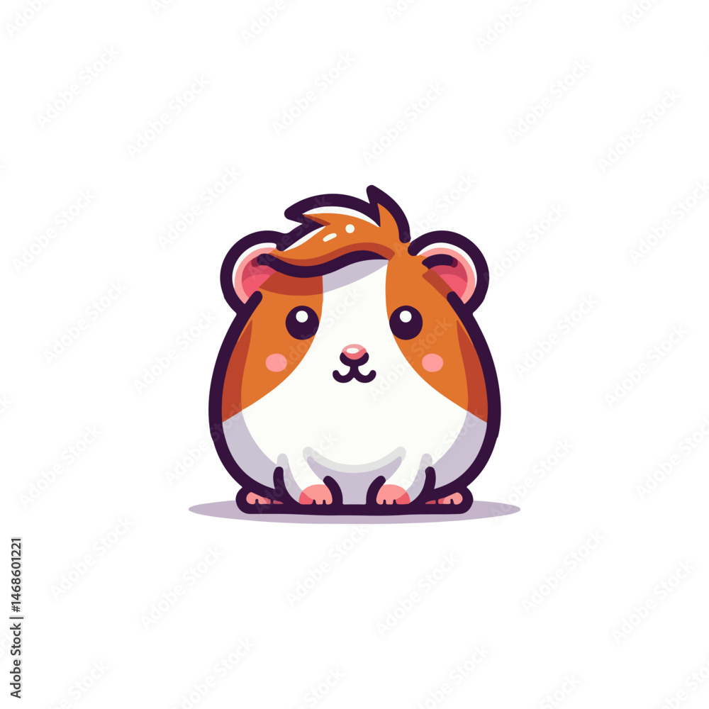 Adorable Cartoon Guinea Pig Character Design Adorable Cartoon Guinea Pig Character Design