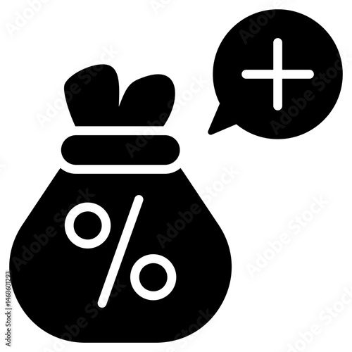 Subsidy Glyph Icon