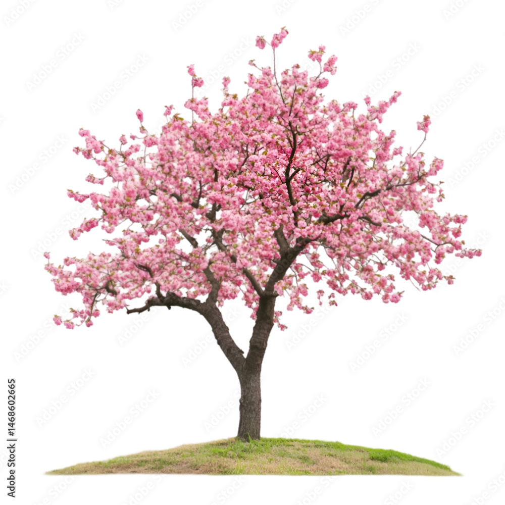 Pink Cherry Blossom Tree in Full Bloom Spring Nature Beauty Pink Cherry Blossom Tree in Full Bloom Spring Nature Beauty