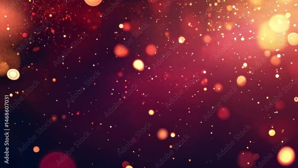 Warm Bokeh Particles Shimmering Background Warm Bokeh Particles Shimmering Background