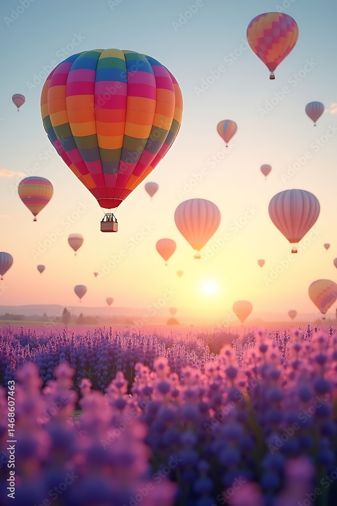 Fototapeta premium hot air balloon