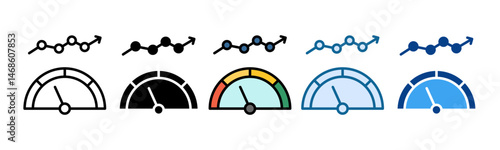 Benchmarking Icon Set Multiple Style Collection
