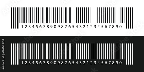 Barcode isolated on white background, Simple fake bar code, barcode scratched vector illustration , barcode icon for selling, Product Barcode, Trendy bar code for web icon in eps 10.