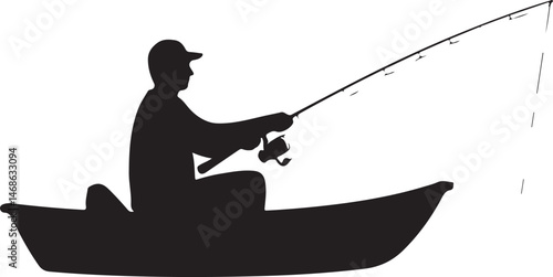 Fishing SVG – Fish Hunting Silhouette for Outdoor Lovers

Fisherman Vector – Bass & Trout Hunting Clipart

Catch of the Day – Fishing Silhouette for Shirts & Decals

Angler Clipart – Wild Fish Vector 