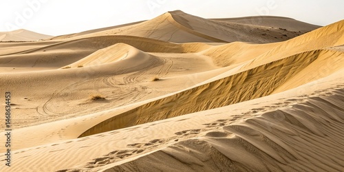 Golden Sand Dunes with Foot...