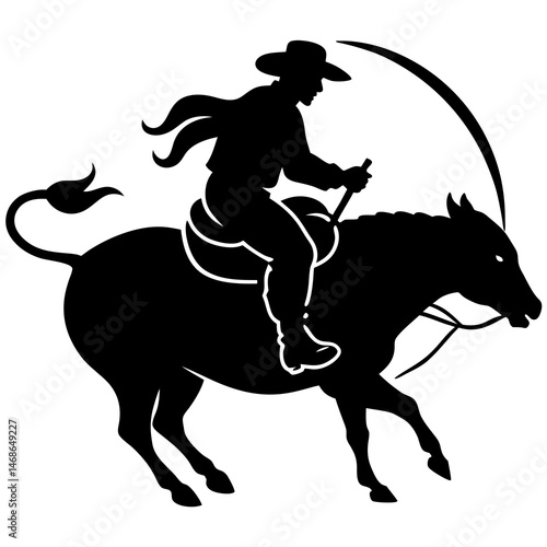 horse silhouette vector
