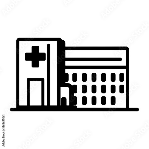 hospital icon isolated PNG transparent