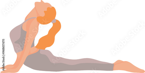 woman doing upward facing dog yoga movement