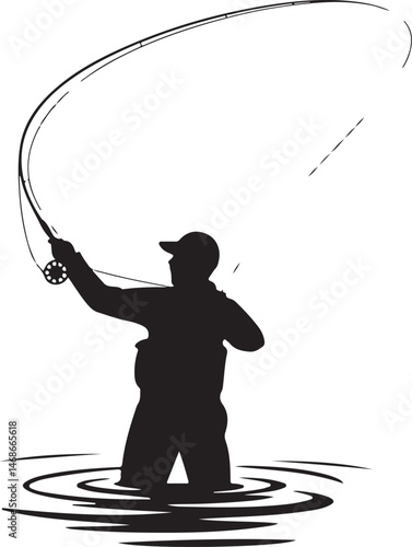 Fish Hunting Silhouette | Fishing Vector Clipart"

"Fisherman and Fish Scene | Outdoor Hunting SVG"

"Fishing Sport Vector | Catching Fish Illustration"

"Man Fishing Silhouette | Lake Fishing Clipart