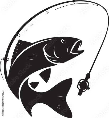 Fisherman Casting Line Silhouette

Big Catch – Fish on Hook Vector

Boat Fishing Adventure Silhouette Scene

Spearfisher in Action Silhouette Art

Lake Fishing Moment Vector Design