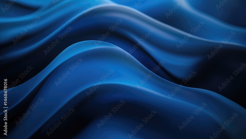 Abstract blue wave pattern, smooth, flowing, elegant Abstract blue wave pattern, smooth, flowing, elegant