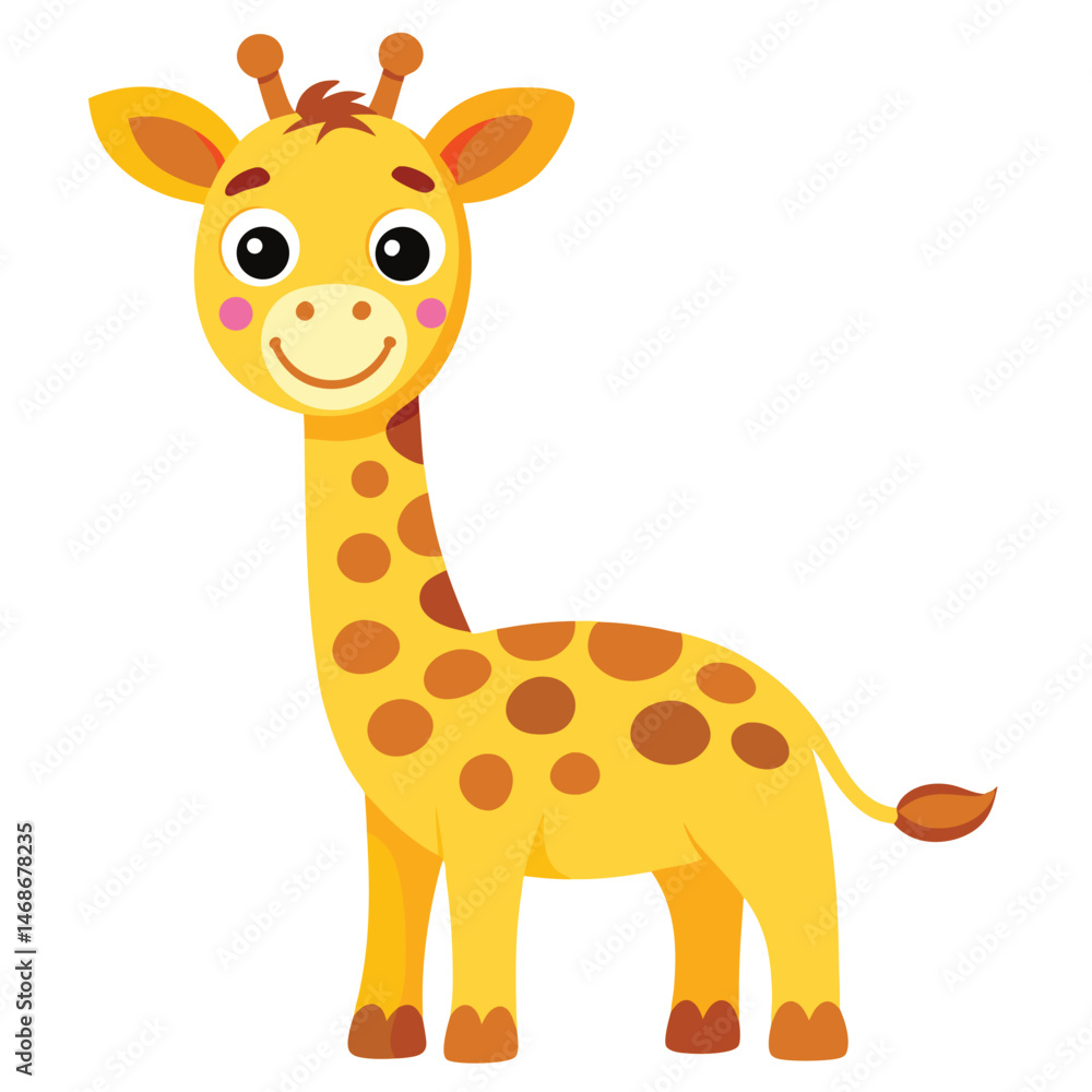 Obraz premium giraffe vector illustration
