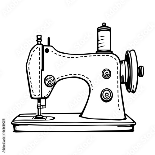 old sewing machine