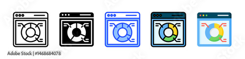 Statistical Modeling Icon Collection With Multiple Styles