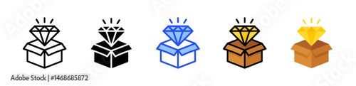 Value Proposition Icon Collection With Multiple Styles