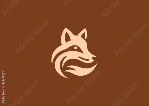 Fox logo for clever, sleek, or nature-inspired brand identity.