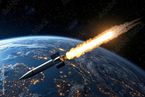 North Korea's missile launch captured in spectacular imagery.