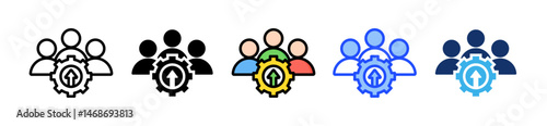 Leadership Skills Icon Collection With Multiple Styles