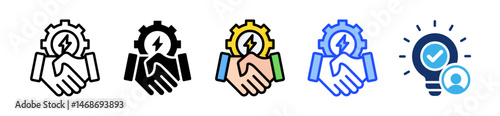 Mediation Icon Collection With Multiple Styles