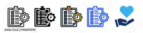 Organization Icon Collection With Multiple Styles
