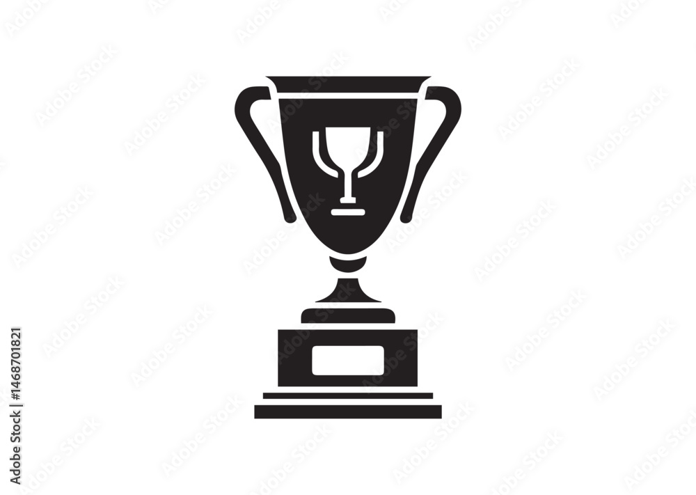 Trophy Silhouette Vector Trophy Silhouette Vector