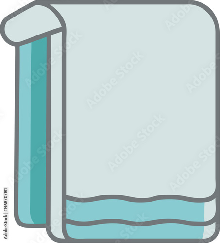 Folded Towel Fresh Clean Bath Fabric Hygiene