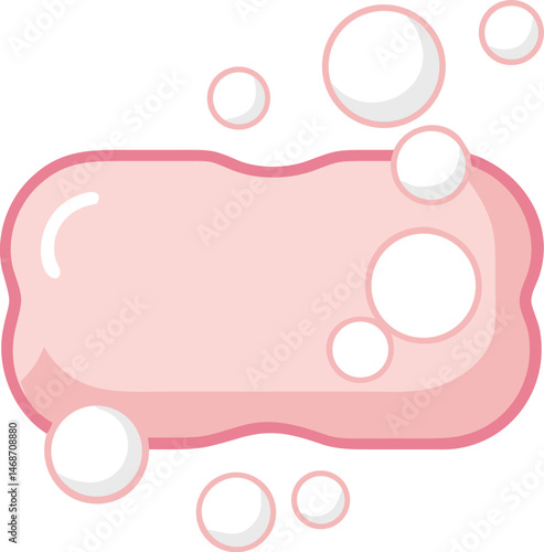 Gentle Cleansing Soap with Soft Pink Bubbles