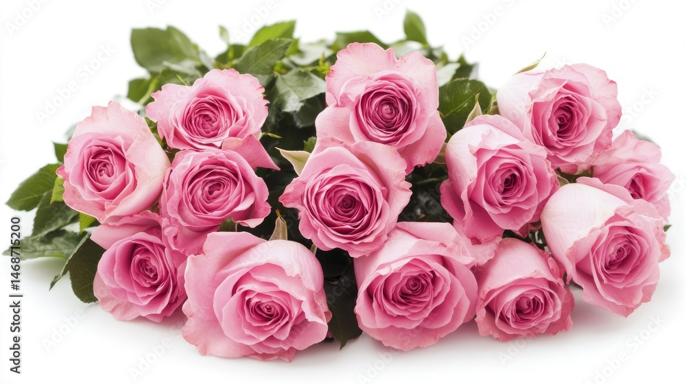 A beautiful and the pink color roses on the white background A beautiful and the pink color roses on the white background