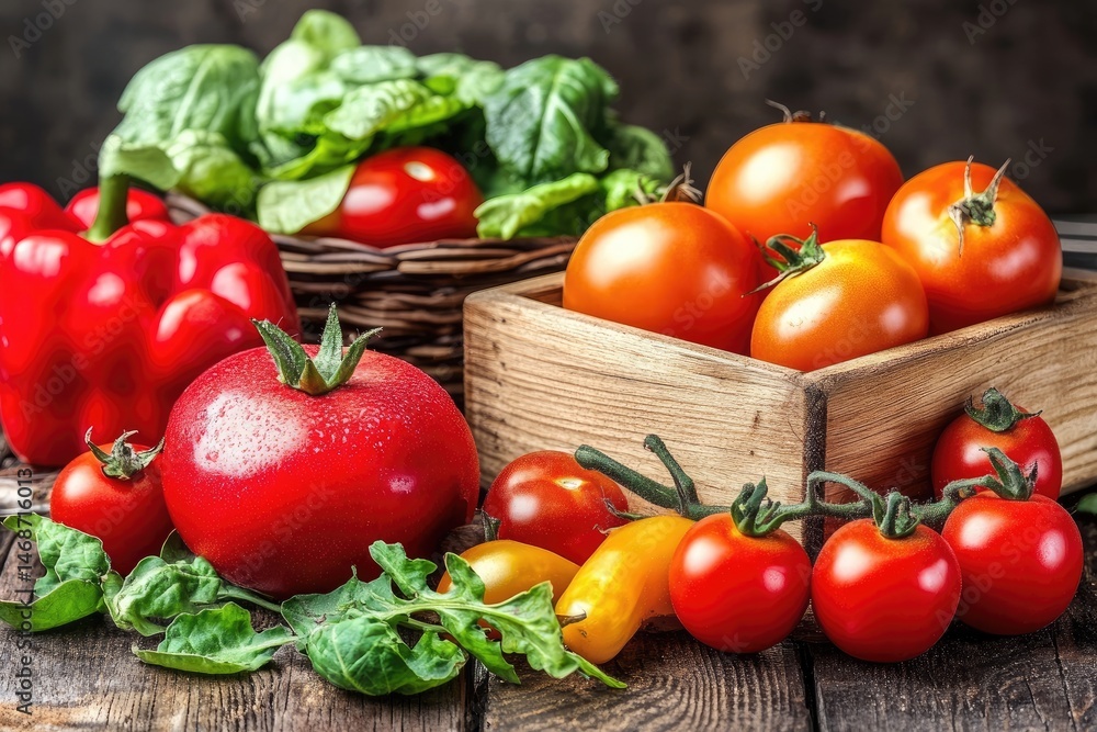Fresh, Vibrant Vegetables Fresh, Vibrant Vegetables