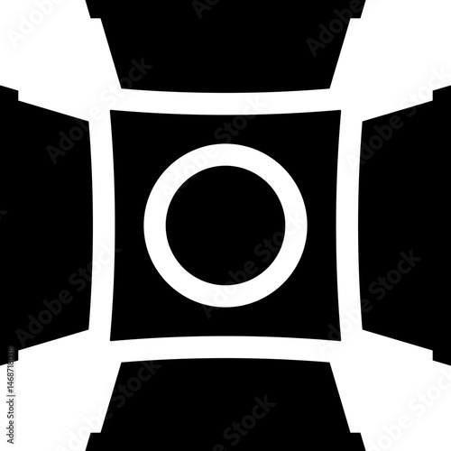Rounded Filled Spotlight Icon