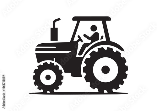 Tractor Silhouette Vector