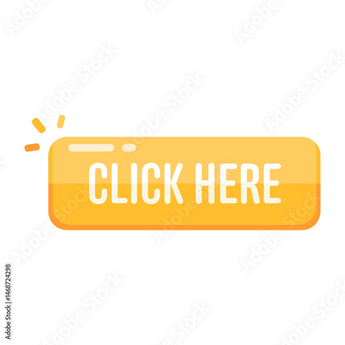 Bright yellow clickable button design