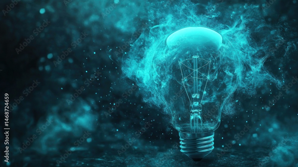Fototapeta premium Innovative lightbulb concept