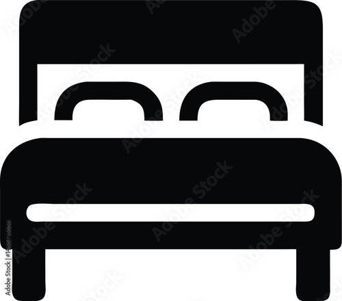 a bed silhouette