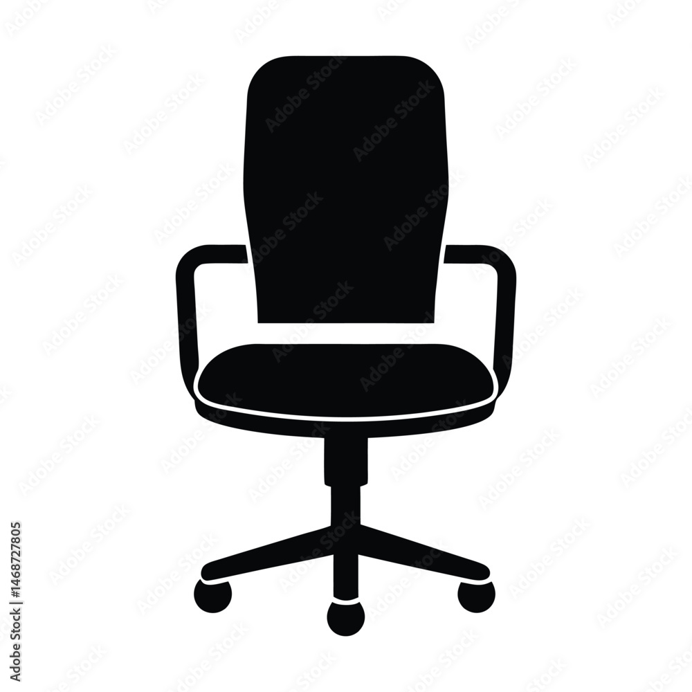 black office chair isolated black office chair isolated