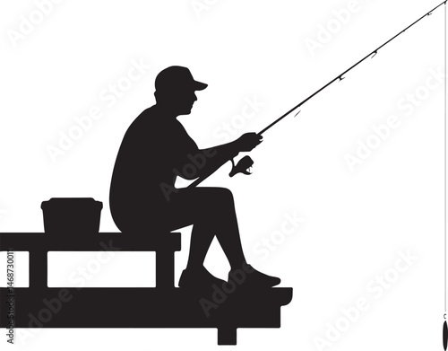 Fisherman Casting Line Silhouette

Fishing Boat on the Lake Vector Design

Underwater Fish Hunting Scene Silhouette

Spearfishing Adventure Silhouette Art

Fishing Rod and Catch Moment Vector