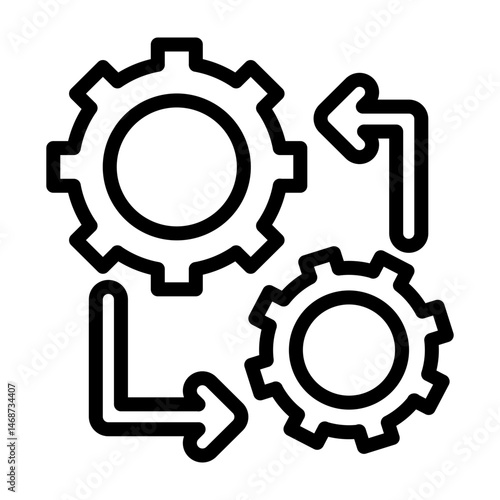 Evolve Vector Line Icon Design